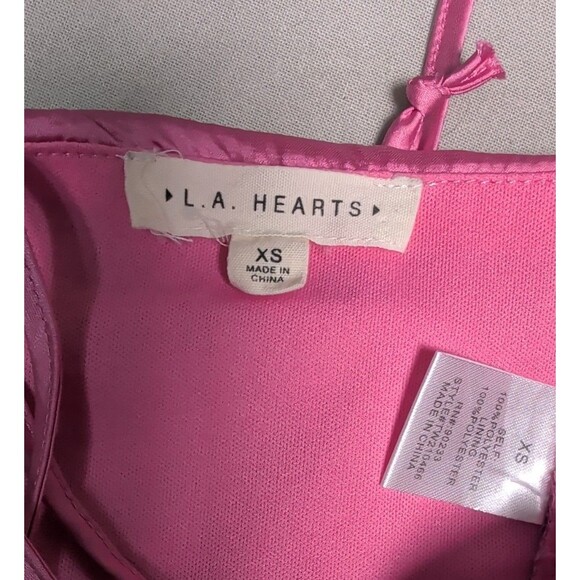 Women's Xsmall Satin Pink Cowl Neck Corset Crop Top Barbiecore Party Y2K - Picture 8 of 12